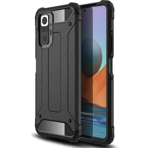 Xiaomi Redmi Note 10 Pro Kılıf Rugged Armor Siyah