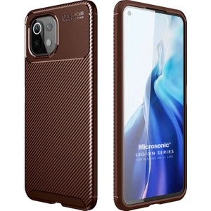 Xiaomi Mi 11 Lite Kılıf Legion Series Kahverengi