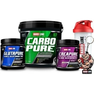 Hardline Nutrition Hardline Carbopure 4000 gr + Glutapure 300 gr + Creapure Creatin 500 gr Kombinasyonu
