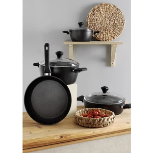 Pierre Cardin 7 Parça Diamond Cook Graniks Tencere Seti