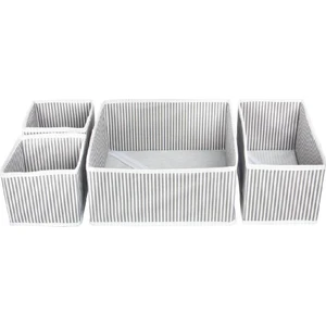 4lü Çok Amaçlı Dolap Içi ve Çekmece Içi Düzenleyici Organizer Kutu Seti