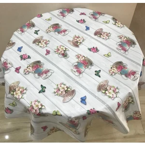 Yüksel Halı Mefruşat Muşamba Masa Örtüsü Yuvarlak