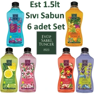 Eyüp Sabri Tuncer 1.5lt  Sıvı Sabun  6 'lı Set