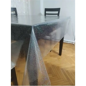 Yüksel Halı Mefruşat Şeffaf Simli Masa Örtüsü 0,22MM