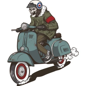 Ubga Gift  motorsiklet , Kask , Laptop ve Araç Sticker