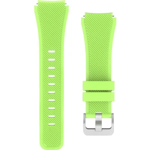 Samsung Galaxy Watch 46MM Classic Çapraz Frontier Kayış Kordon Açık Yeşil