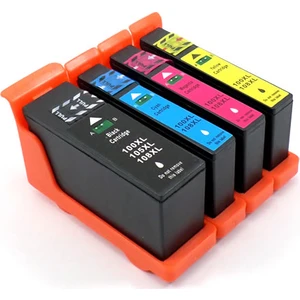 Lexmark 100XL Muadil Kartuş - 4 Renk