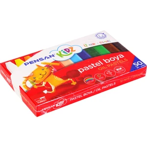 Pastel Boya 12 Renkli Karton Kutu 98060 Çocuklar İçin Eğlenceli Sanat Malzemesi