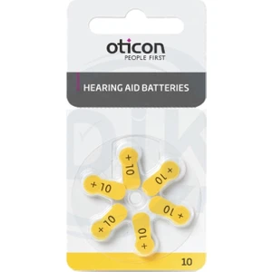 Işitme Cihazı Pili Oticon 10 Numara