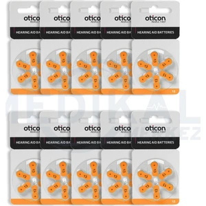 Işitme Cihazı Pili Oticon 10'lu Paket 13 Numara