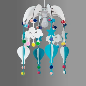 Design Otto Dream Light Dekoratif Çocuk Odası Avizesi Bebek Odası Avizesi Mavi