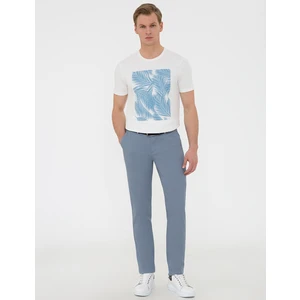 Pierre Cardin Erkek Koyu Mavi Regular Fit Kanvas Pantolon 50233235-VR032