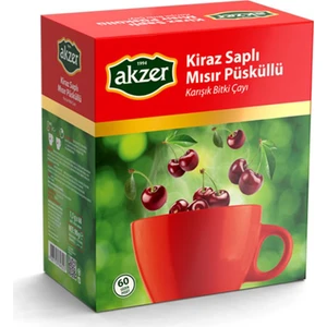 Kiraz Saplı & Mısır Püsküllü Çay 60'Lı
