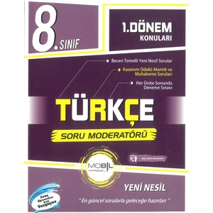 Mobil Yayıncılık 8. Sınıf Türkçe 1. Dönem Konuları Soru Moderatörü