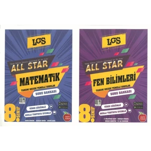 Newton Yayınları 8. Sınıf All Star Matematik-Fen Bilimleri Soru Bankası Set