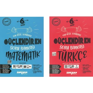 Ankara Yayıncılık 6.Sınıf  Güçlendiren Serisi Matematik - Türkçe Soru Bankası Seti