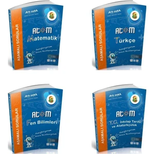Artı Zeka 8. Sınıf Atom Aşamalı Sorular 4lü Set