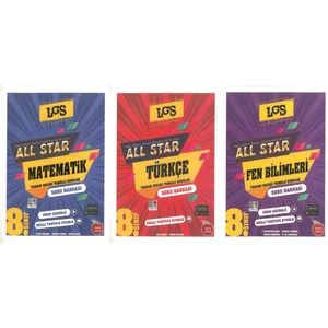Newton Yayınları 8. Sınıf All Star Soru Bankası 3'lü Set