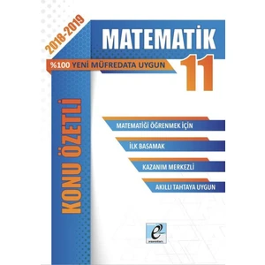 E Kare 11. Sınıf Matematik Konu Özetli Soru Bankası