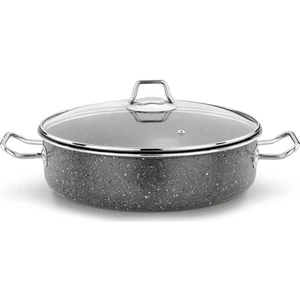 Granit Maxi Basık Tencere 32 cm.