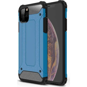 - Apple iPhone 11 Pro - Kılıf Çift Katman Zırh Tank Crash Military Kapak - Mavi - T9910
