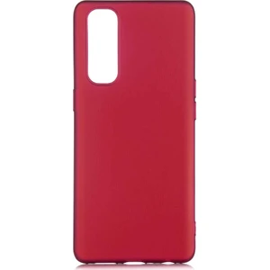 noktaks - Oppo Reno 4 Pro 4G - Kılıf Mat Soft Premier Silikon Kapak - Mürdüm
