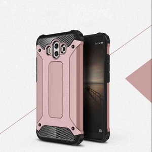 - Huawei Mate 10 - Kılıf Çift Katman Zırh Tank Crash Military Kapak - Rose Gold - T10262