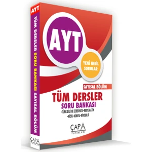 Çap Yayınları AYT Sayısal Tüm Dersler Soru Bankası