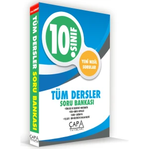 Çap Yayınları 10. Sınıf Tüm Dersler Soru Bankası