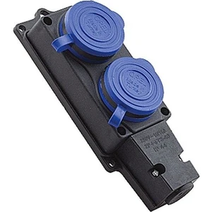 Kauçuk 1 x 16A Monofaze 2'li Grup Priz