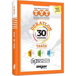 Ankara Yayıncılık TYT Dekatlon Tarih 30 Deneme