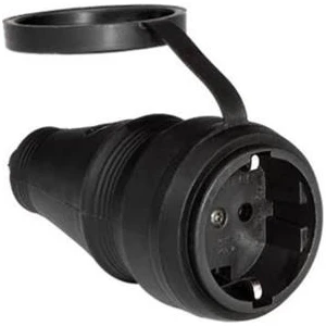 Monofaze Kauçuk Topraklı Dişi Fiş 16A 220V