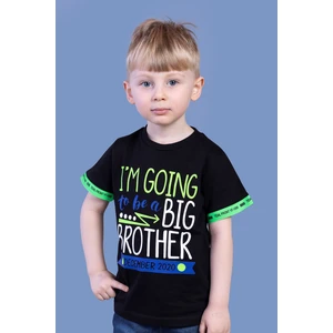 Toontoy Kids Toontoy Erkek Çocuk Kolları Neon Şerit Detaylı Baskılı Tişört