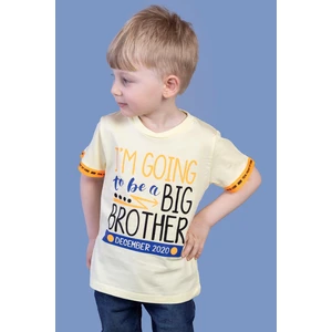 Toontoy Kids Toontoy Erkek Çocuk Kolları Neon Şerit Detaylı Baskılı Tişört