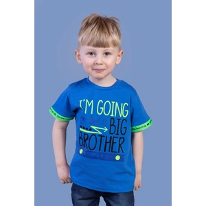 Toontoy Kids Toontoy Erkek Çocuk Kolları Neon Şerit Detaylı Baskılı Tişört