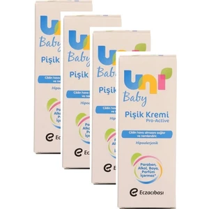 Uni Baby Paraben Içermeyen, Nemlendirici Etkili Pişik Kremi 30 Ml*4 Adet