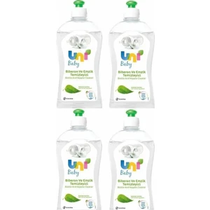 Uni Baby Paraben Içermeyen Biberon Emzik Temizleyici 500 Ml*4 Adet