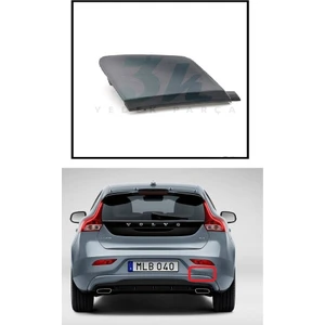 Volvo V40 Arka Tampon Çeki Demir Kapağı