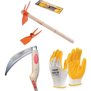 Bahçe El Aletleri 3 Parça Bahçe Çapası Bahçe Bıçkısı & Çalışma Eldiveni