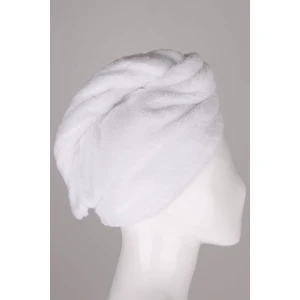 Mikrofiber Düğmeli Saç Kurulama Havlu Bone