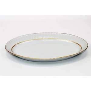 Güral Porselen 35 cm Çift Yaldız Kayık Tabak