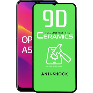 Kzy Oppo A5 2020 Tam Kaplayan Seramik Nano Esnek Ekran Koruyucu Cam