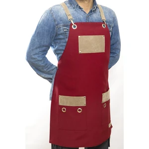 Özel Tasarım Barista Ahşap Seramik Kuaför ÖNLÜK18 Ronsard Kirmizi