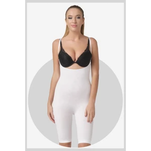 Zaya Korse Göğüs Altı Tam Boy Beyaz Korse 9B20