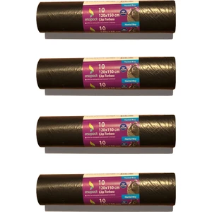 Hantal Boy 120x150cm Çöp Torbası 4 Adet 10'lu Paket