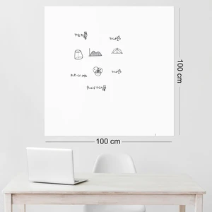 Pi Papers Akıllı Kağıt - 100x100 Cm Beyaz, 1 Alana 1 Hediye, Pratik, Kullanışlı, Yazılıp Silinen Yazı Tahtası