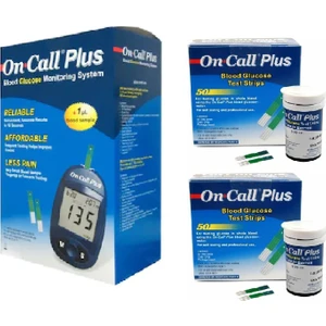 On Call Plus Ölçüm Cihazı + 2kutu (100 Ölçüm) Ölçüm Stribi
