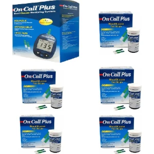 On Call Plus Ölçüm Cihazı + 5 KUTU(250 Ölçüm) Ölçüm Stribi
