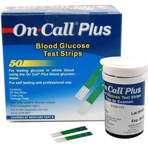 On Call Plus Ölçüm Stribi x 1 Kutu (50 Ölçüm) Ölçüm Stribi