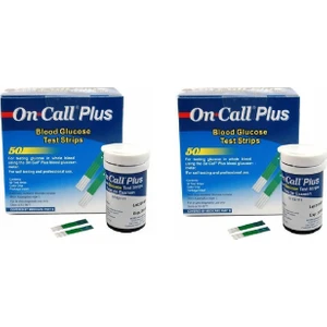 On Call Plus Ölçüm Stribi x 2 Kutu (100 Ölçüm)